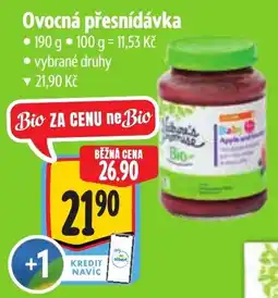 Albert Baby's Nature ovocná přesnídávka nabídka