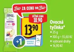 Albert Ovocná tyčinka nabídka
