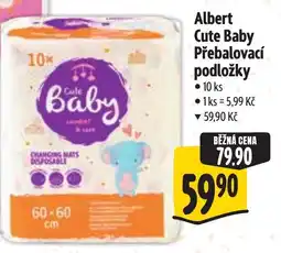 Albert Albert Cute Baby Přebalovací podložky nabídka