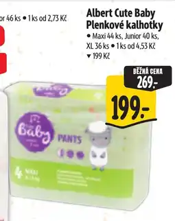 Albert Albert cute baby plenkove kalhotky nabídka