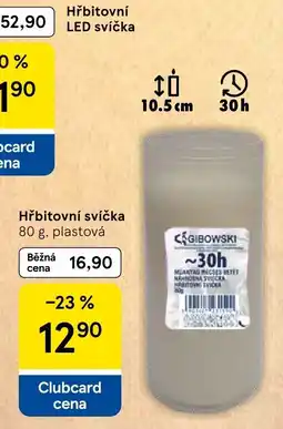 Tesco Gibowski hřbitovní svíčka nabídka