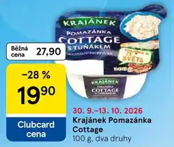Tesco Krajánek Pomazánka Cottage nabídka