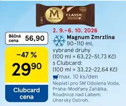 Tesco Magnum Zmrzlina nabídka