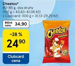 Tesco Cheetos ketchup nabídka