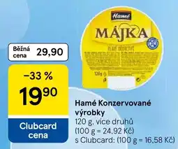 Tesco Hamé konzervované výrobky nabídka