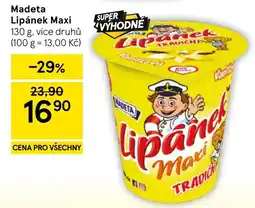 Tesco Madeta Lipánek Maxi nabídka