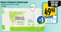 Albert Nature's Promise Eco Toaletní papír nabídka
