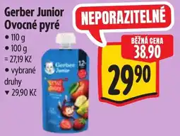 Albert Gerber Junior Ovocné pyré nabídka