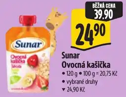 Albert Sunar Ovocná kašička nabídka