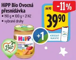 Albert HiPP Bio Ovocná přesnídávka nabídka