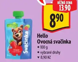 Albert Hello Ovocná svačinka nabídka