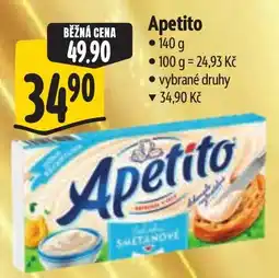 Albert Apetito smetanové nabídka