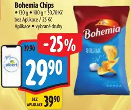 Albert Bohemia chips solené nabídka