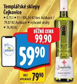 Albert Templářské nabídka