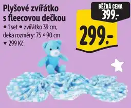 Albert Plyšové zvířátko s fleecovou dečkou nabídka
