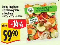 Albert Třinec zeleninový mix s houbami nabídka
