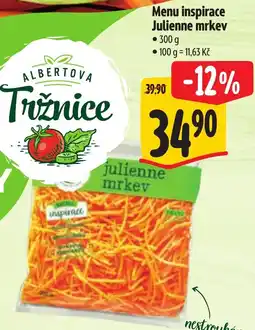 Albert Albertova Tržnice julienne mrkev nabídka