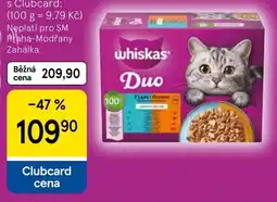 Tesco whiskas duo nabídka