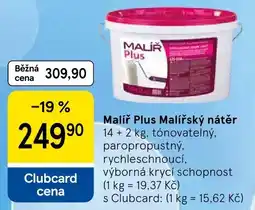 Tesco Malíř Plus Mališský nátěr nabídka