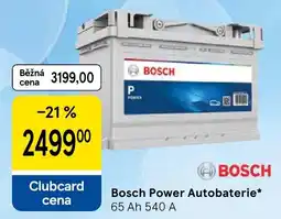 Tesco Bosch Power Autobaterie nabídka
