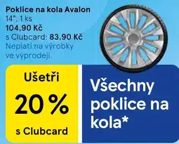 Tesco Poklice na kola Avalon nabídka