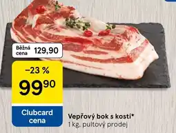 Tesco Vepřový bok s kostí nabídka