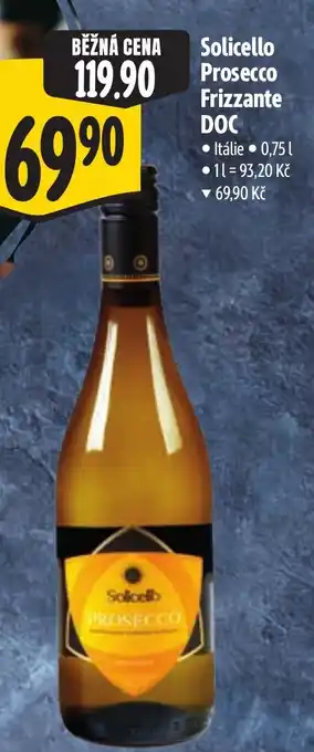 Albert Solicello Prosecco Frizzante DOC nabídka
