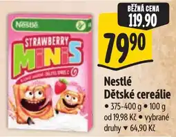 Albert Nestlé Dětské cereálie nabídka