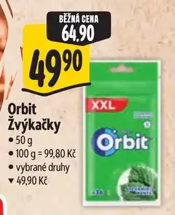 Albert Orbit Žvýkačky nabídka