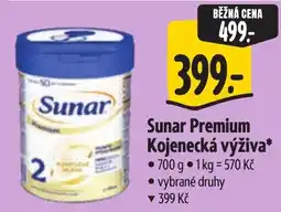 Albert Sunar Premium Kojenecká výživa nabídka