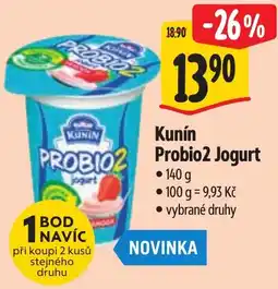Albert Kunín Probio2 Jogurt nabídka