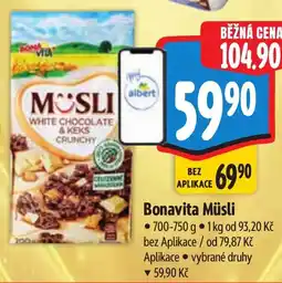 Albert Bonavita Müsli nabídka