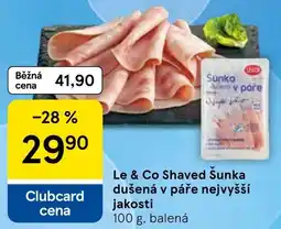 Tesco Le & Co Šunka dušená v páře nabídka