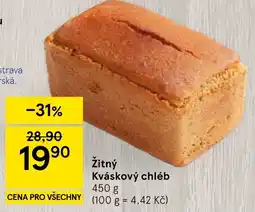 Tesco Žitný Kváskový chléb nabídka