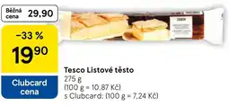 Tesco Tesco Listové těsto nabídka