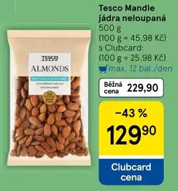 Tesco Tesco almonds nabídka