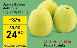 Tesco Jablká Golden delicious nabídka