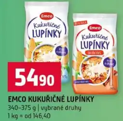 Terno Emco kukuričné lupínky nabídka
