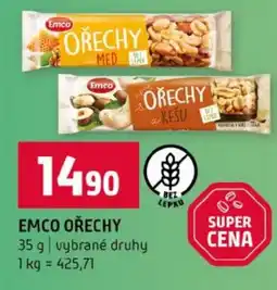 Terno Emco ořechy nabídka