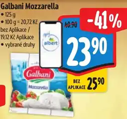 Albert Galbani Mozzarella nabídka