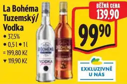 Albert La Bohéma Tuzemský/Vodka nabídka