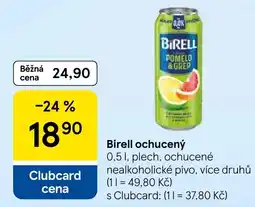 Tesco Birell ochucený nabídka