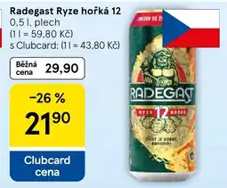 Tesco Radegast Ryze hořká 12 nabídka