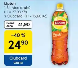 Tesco Lipton Peach nabídka