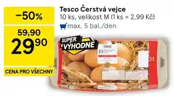 Tesco Tesco čerstvá vejce nabídka