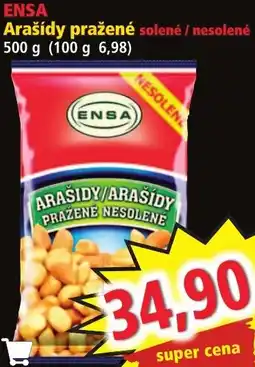 Norma Ensa arašidy pražené nesolené nabídka