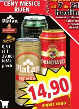 Norma Platan ležák plech nabídka