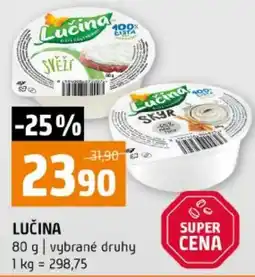 Terno Lučina vybrané druhy nabídka