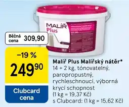 Tesco Malíř Plus Maliřský nátěr nabídka