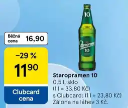 Tesco Staropramen 10 nabídka
